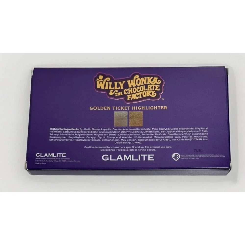 Glamlite x Willy Wonka & The Chocolate Factory Full Makeup Collection PR Box Set